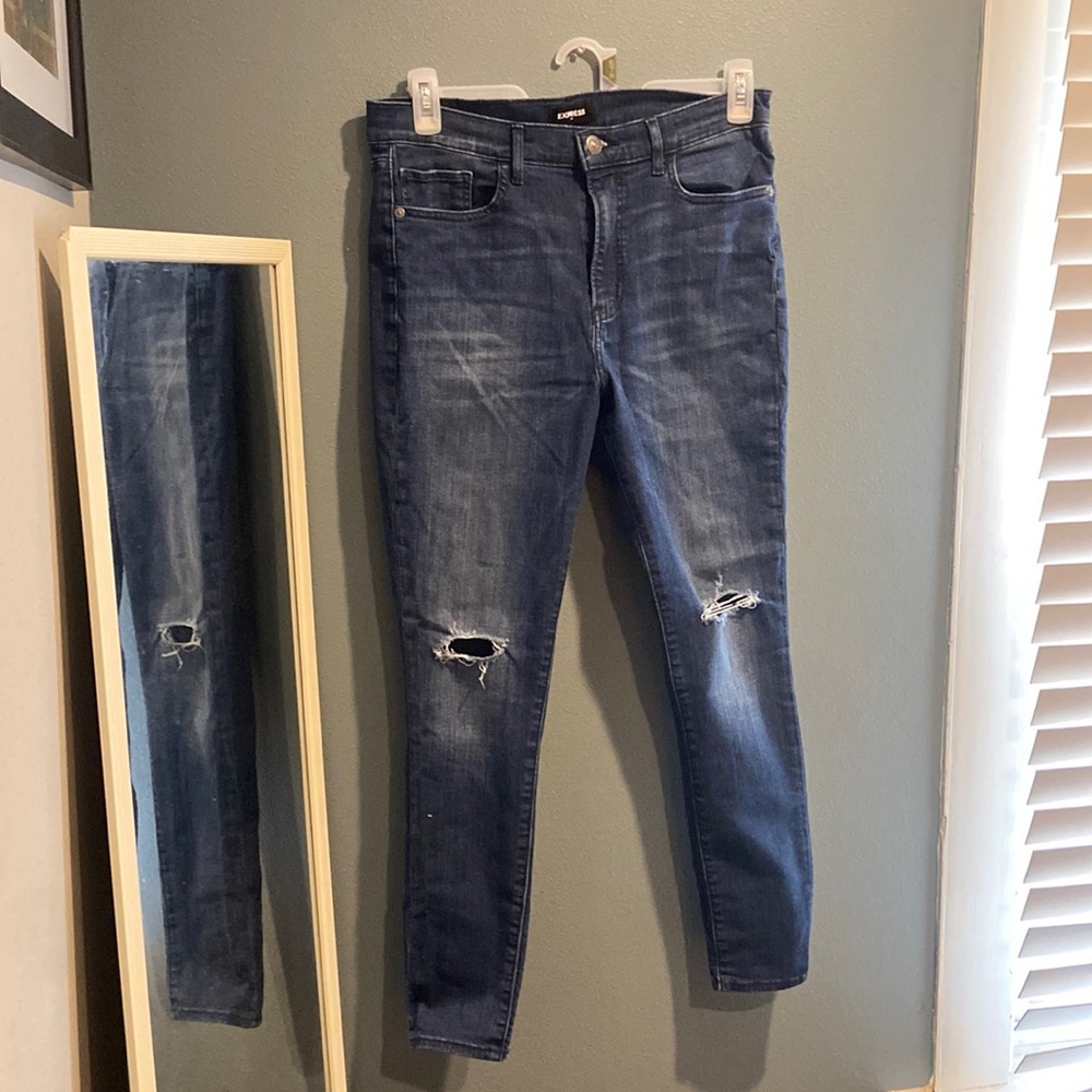 Express Skinny High Rise Jeans